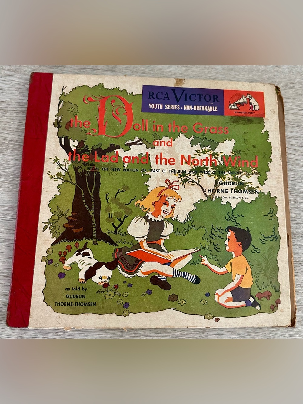 VINTAGE, RCA Victor Youth Series album and storybook set, Norwegian Fairy Tale